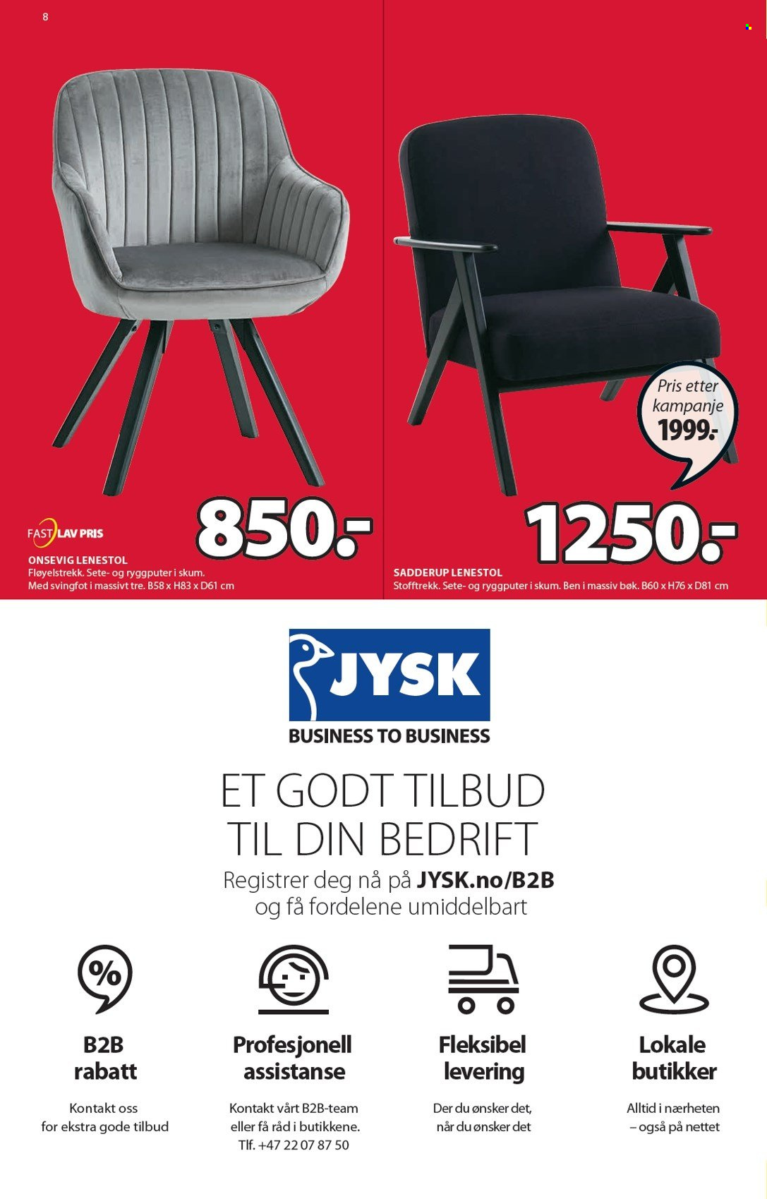 Kundeavis JYSK - 29.12.2021 - 08.01.2022. Side 8.